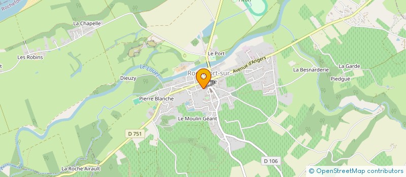 localisation de l'entreprise MADAME MARION CROIX  ROCHEFORT-SUR-LOIRE