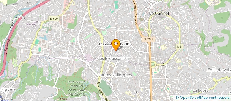 localisation de l'entreprise MADAME MARION CUSIMANO à LE CANNET