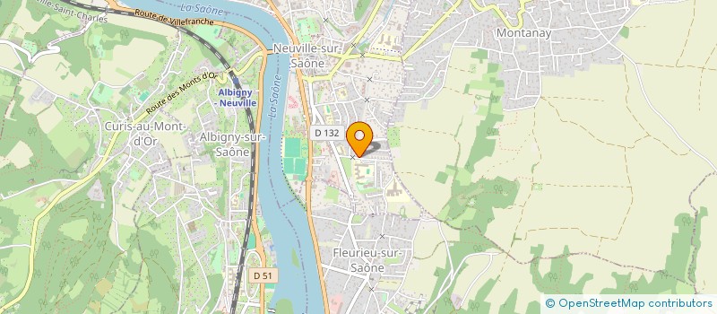 localisation de l'entreprise MADAME MARION CUSSET  NEUVILLE-SUR-SAONE