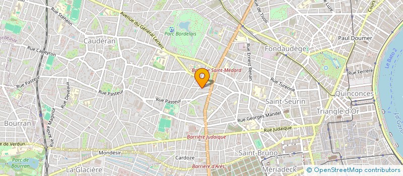 localisation de l'entreprise MADAME MARION CUVIER  BORDEAUX