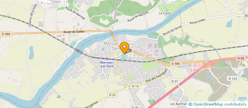 localisation de l'entreprise MADAME MARION CZWOJDZINSKI  MARSSAC-SUR-TARN