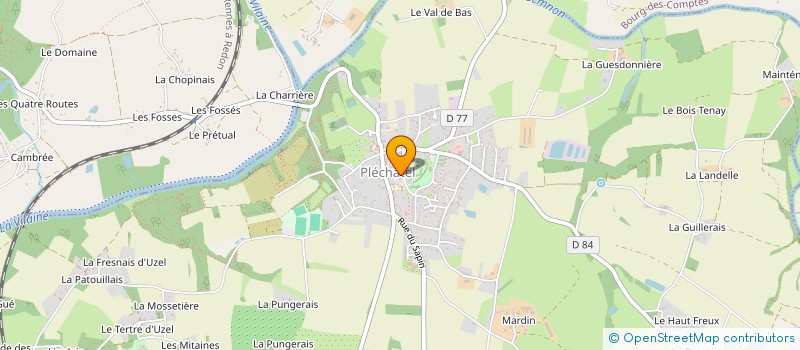 localisation de l'entreprise MADAME MARION DA SILVA  PLECHATEL