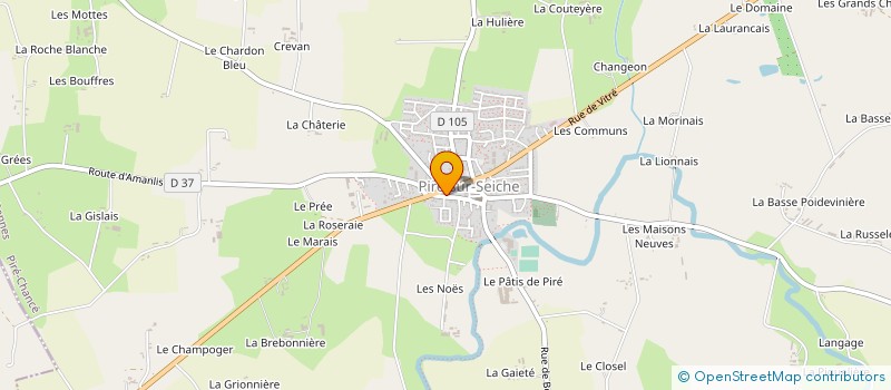 localisation de l'entreprise MADAME MARION DAIN  PIRE-CHANCE