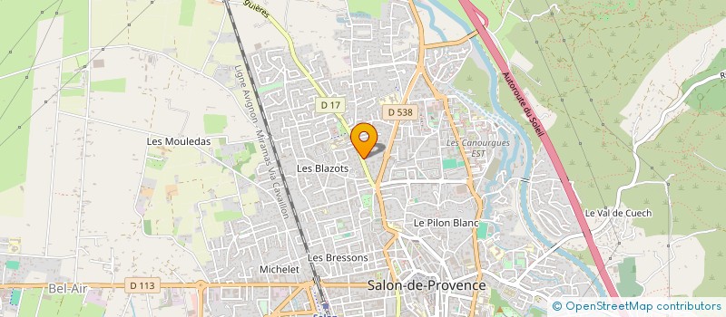 localisation de l'entreprise MADAME MARION DARBELLAY  SALON-DE-PROVENCE
