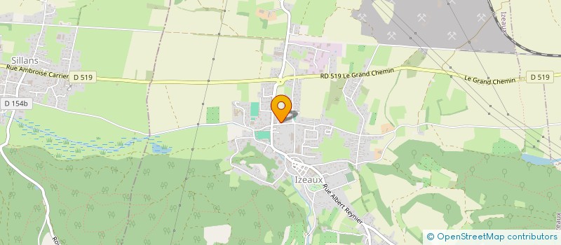 localisation de l'entreprise MADAME MARION DAULLE  IZEAUX