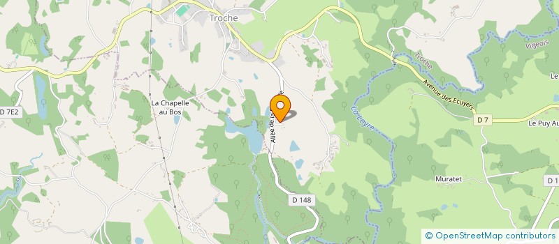 localisation de l'entreprise MADAME MARION DAURAT  TROCHE