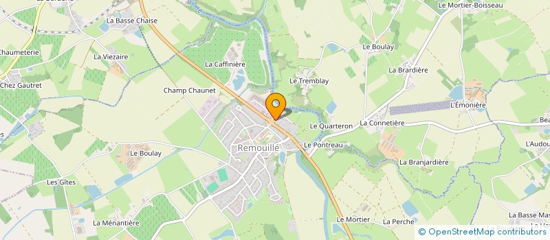 localisation de l'entreprise MADAME MARION DAVIAUD  REMOUILLE