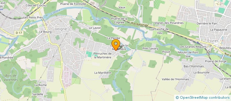 localisation de l'entreprise MADAME MARION DAVID  VEIGNE