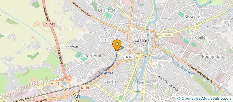 localisation de l'entreprise MADAME MARION DAYDE à CASTRES