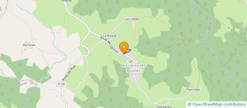 localisation de l'entreprise MADAME MARION DE FILIQUIER à TEISSIERES-LES-BOULIES