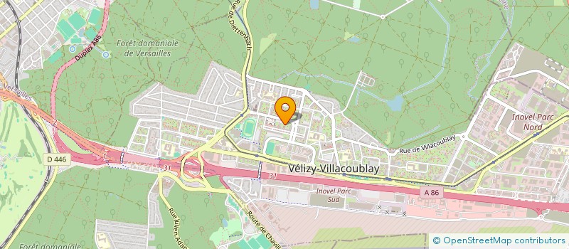 localisation de l'entreprise MADAME MARION DE GENTILE à VELIZY-VILLACOUBLAY