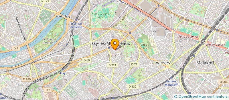 localisation de l'entreprise MADAME MARION DE KNYFF à ISSY-LES-MOULINEAUX