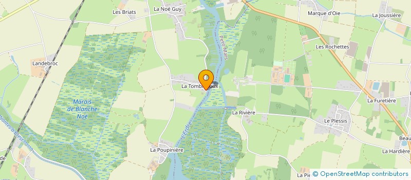 localisation de l'entreprise MADAME MARION DE LOUISE  NORT-SUR-ERDRE