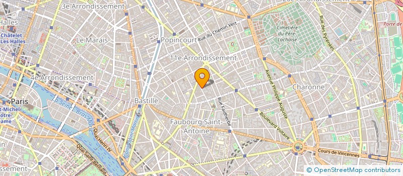 localisation de l'entreprise MADAME MARION DE MARTIN DU TYRAC DE MARCELLUS  PARIS