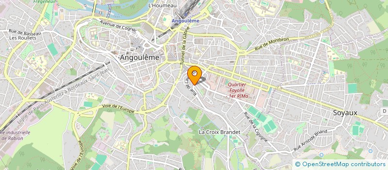 localisation de l'entreprise MADAME MARION DEBAI à ANGOULEME