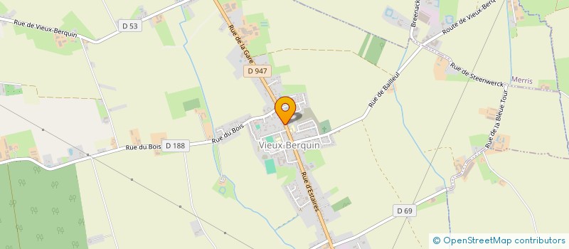 localisation de l'entreprise MADAME MARION DEBAISIEUX  VIEUX-BERQUIN