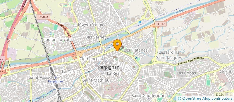 localisation de l'entreprise MADAME MARION DECOME à PERPIGNAN