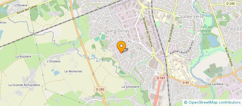 localisation de l'entreprise MADAME MARION DEGLORIE à ROCHE SUR YON (LA)