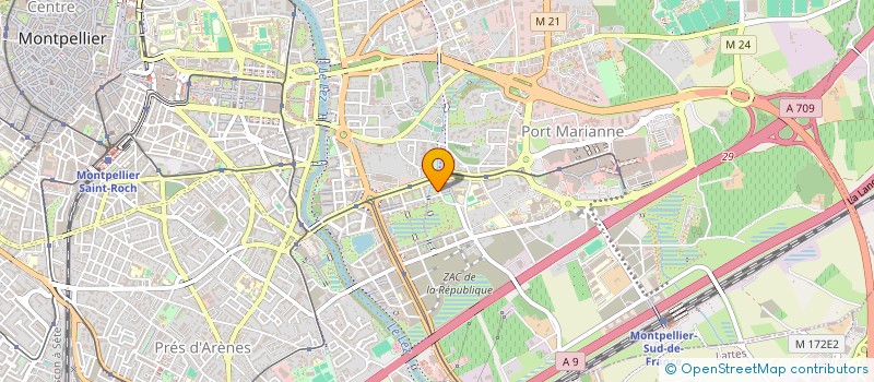 localisation de l'entreprise MADAME MARION DEGREZE à MONTPELLIER
