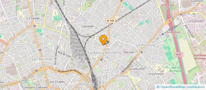 localisation de l'entreprise MADAME MARION DEIXONNE à TOULOUSE