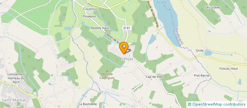 localisation de l'entreprise MADAME MARION DEJEAN  LEOJAC