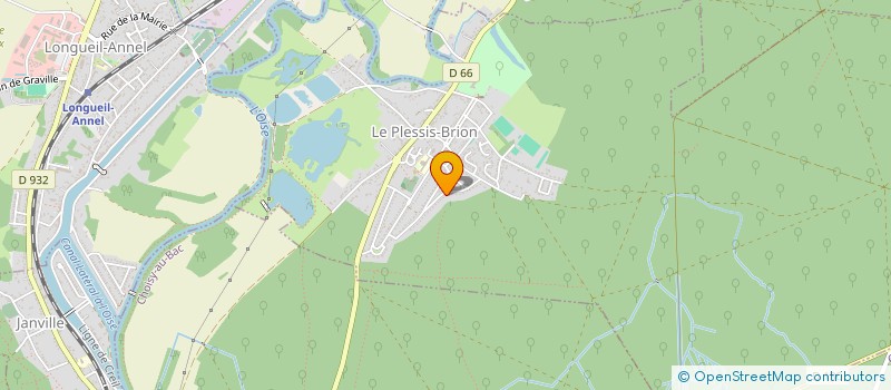 localisation de l'entreprise MADAME MARION DELAGE  LE PLESSIS-BRION