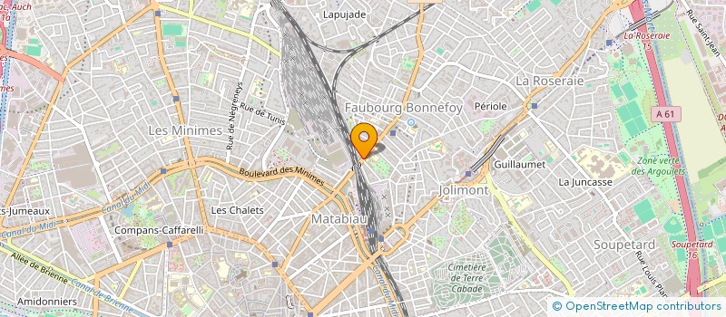 localisation de l'entreprise MADAME MARION DELAITRE  TOULOUSE