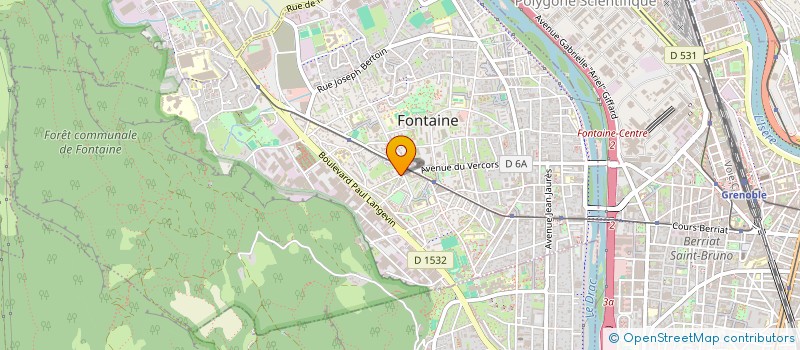 localisation de l'entreprise MADAME MARION DELALLEAU  FONTAINE