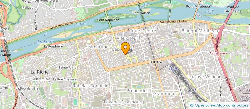 localisation de l'entreprise MADAME MARION DELAPLACE  TOURS