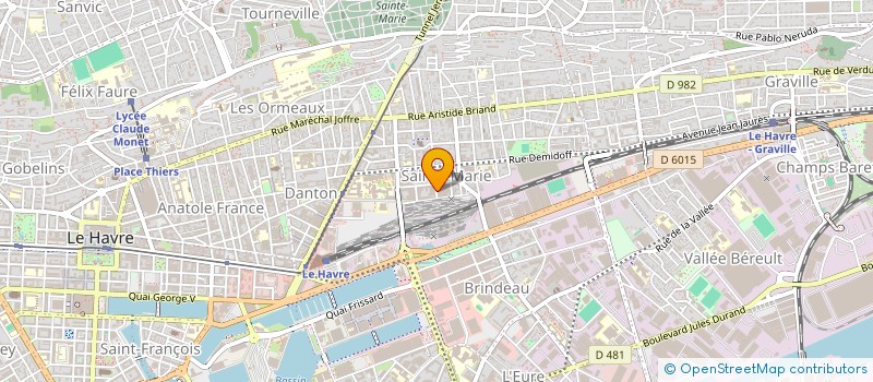 localisation de l'entreprise MADAME MARION DELAUNAY  LE HAVRE