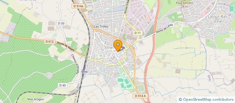 localisation de l'entreprise MADAME MARION DELCLOS  ELNE