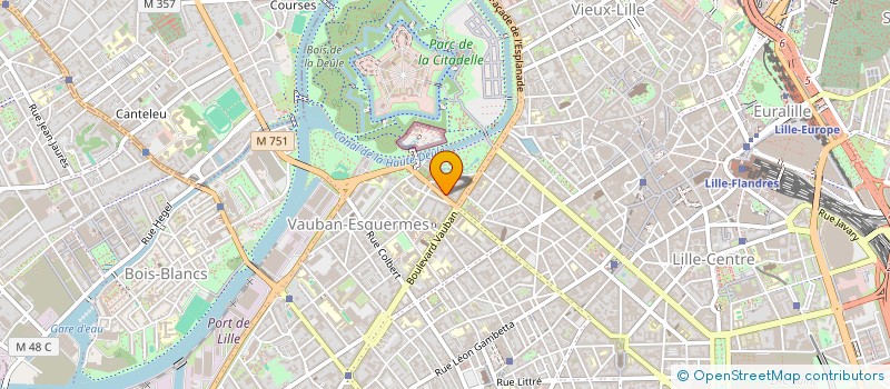 localisation de l'entreprise MADAME MARION DELCOUR  LILLE