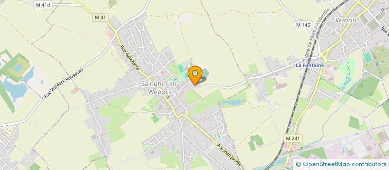 localisation de l'entreprise MADAME MARION DELECROIX  SAINGHIN-EN-WEPPES