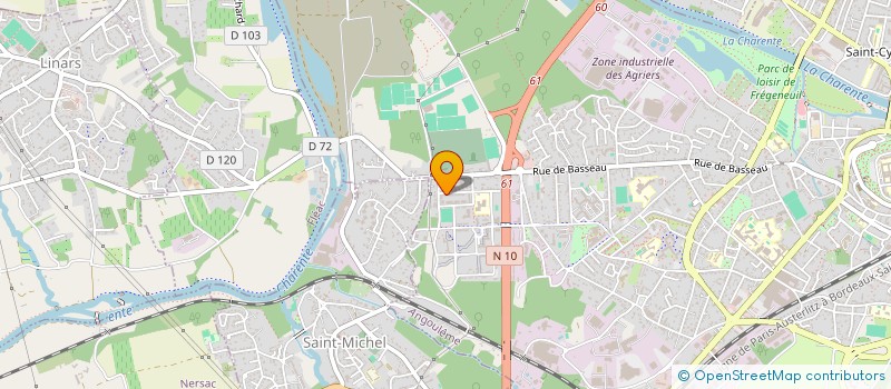 localisation de l'entreprise MADAME MARION DELIQUET à ANGOULEME