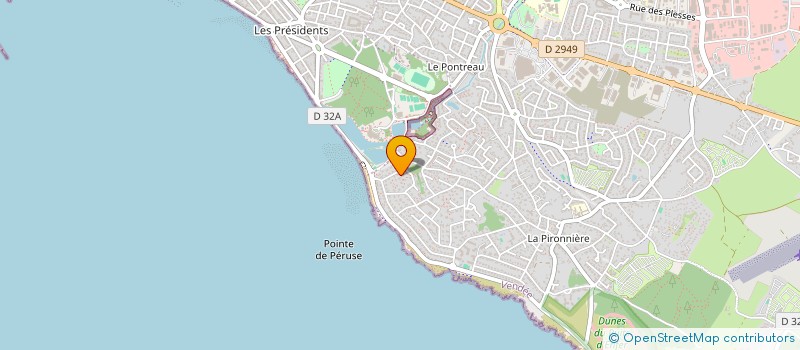 localisation de l'entreprise MADAME MARION DELOBEL à LES SABLES-D'OLONNE