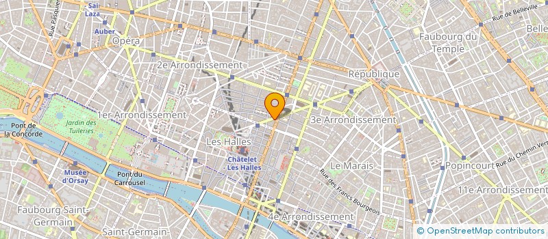 localisation de l'entreprise MADAME MARION DELUCE  PARIS