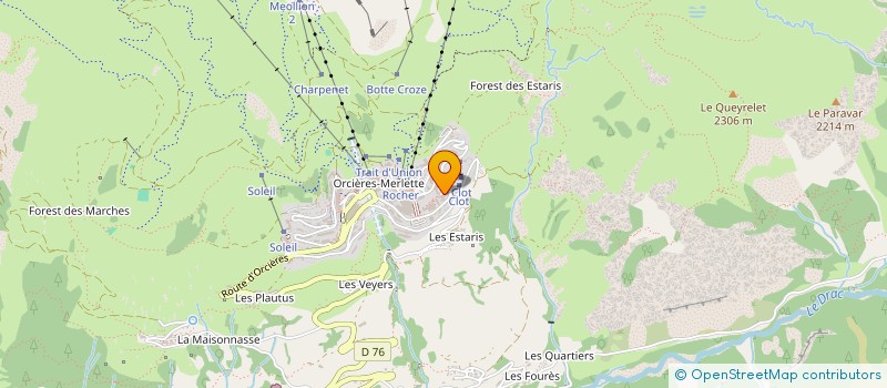 localisation de l'entreprise MADAME MARION DENICOURT  ORCIERES