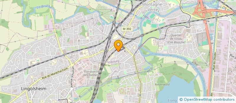 localisation de l'entreprise MADAME MARION DENNI à STRASBOURG