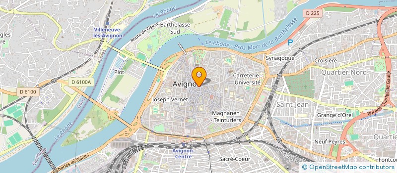 localisation de l'entreprise MADAME MARION DENYS à AVIGNON