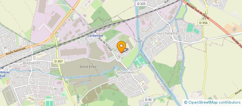 localisation de l'entreprise MADAME MARION DEPRAETERE  CORBEHEM