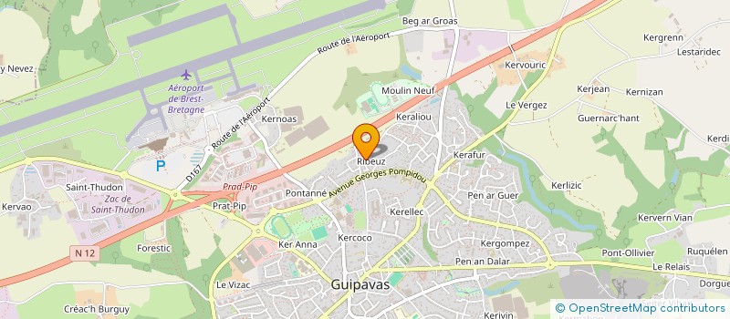 localisation de l'entreprise MADAME MARION DERRE  GUIPAVAS