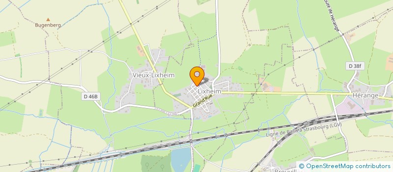 localisation de l'entreprise MADAME MARION DERRIEN  LIXHEIM