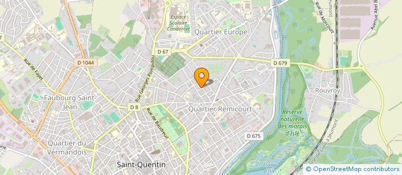 localisation de l'entreprise MADAME MARION DESAINTJEAN à SAINT-QUENTIN