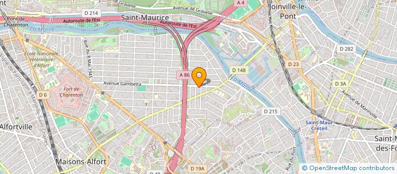 localisation de l'entreprise MADAME MARION DESCAMPS à MAISONS-ALFORT
