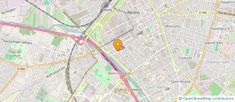 localisation de l'entreprise MADAME MARION DESCHAMPS à REIMS