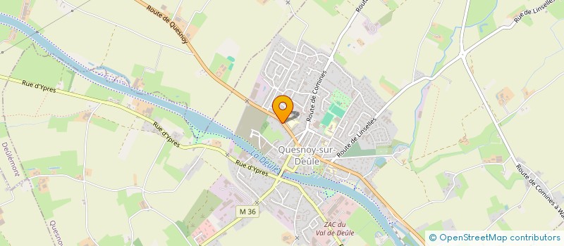 localisation de l'entreprise MADAME MARION DESEIGNE à QUESNOY-SUR-DEULE