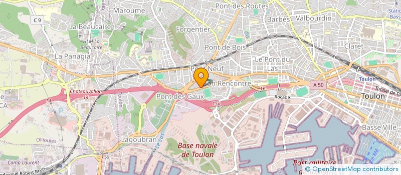 localisation de l'entreprise MADAME MARION DESIMONE  TOULON