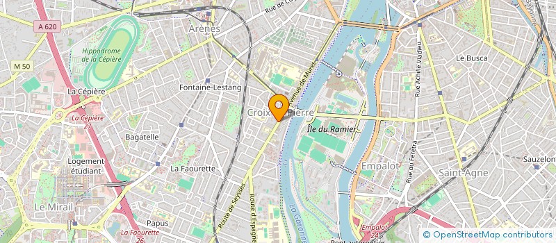 localisation de l'entreprise MADAME MARION DESJOURS  TOULOUSE