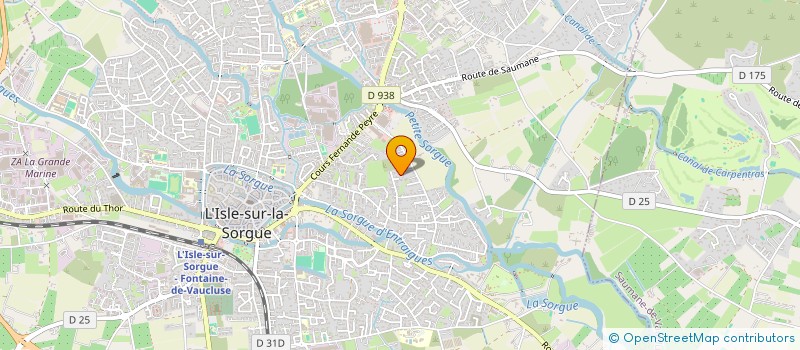 localisation de l'entreprise MADAME MARION DESPLAS  L'ISLE-SUR-LA-SORGUE