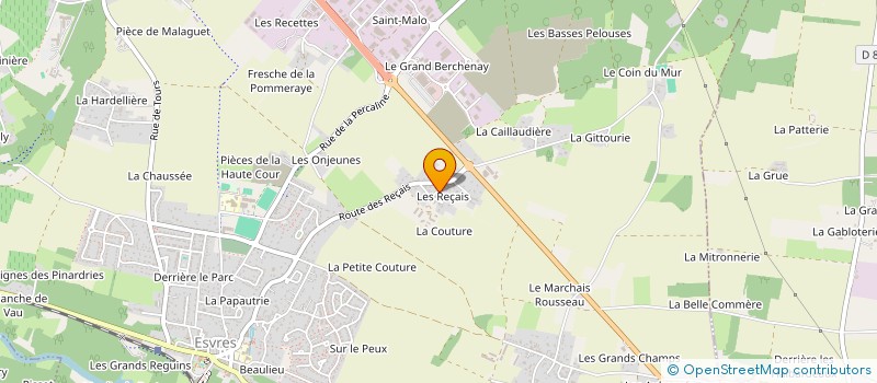 localisation de l'entreprise MADAME MARION DEVILLARD à ESVRES